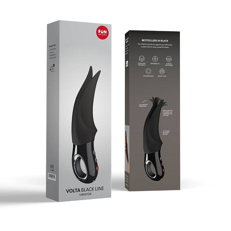 FUN FACTORY - VIBRADOR CLITORIAL VOLTA LINHA PRETA - Image 4