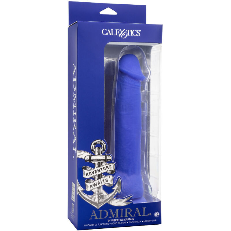 CALEXOTICS - ADMIRAL CAPTAIN REALISTIC DILDO VIBRADOR AZUL - Image 5